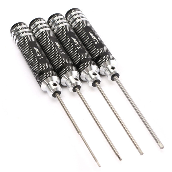 Drillpro-4pcs-Hex-Screwdriver-Tool-Kit-15202530mm-Black-Repair-Tool-Set-984361