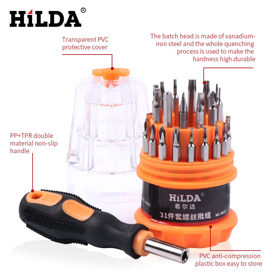 HILDA-31-in-1-Magnetic-Screwdrivers-Set-High-hardness-Disassemble-Mobile-Phone-Repair-tool-DIY-Multi-1534421