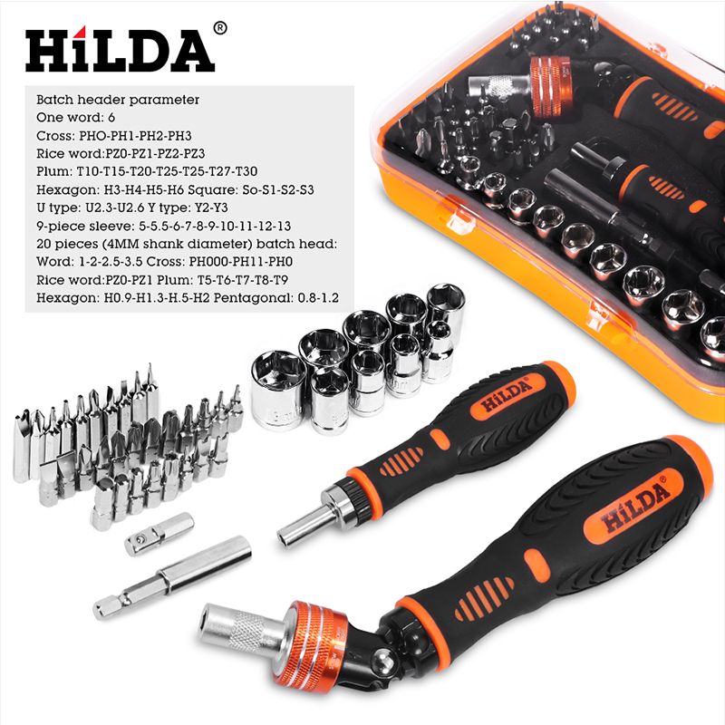 HILDAreg-43-In-1-Precision-Ratcheting-Screwdriver-Set-Magnetic-Screwdrivers-Set-Electronics-Repair-T-1533832