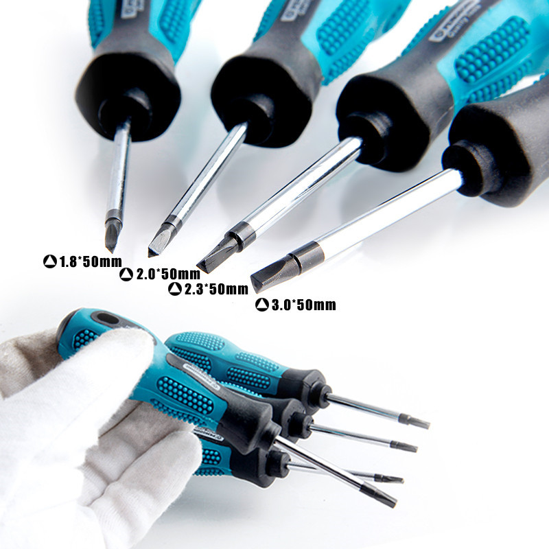 PENGGONG-Triangle-Magnetic-Screwdriver-Set-Home-Repair-Tool-Kit-Hand-Tool-18202330mm-CR-V-TPR-Handle-1390779