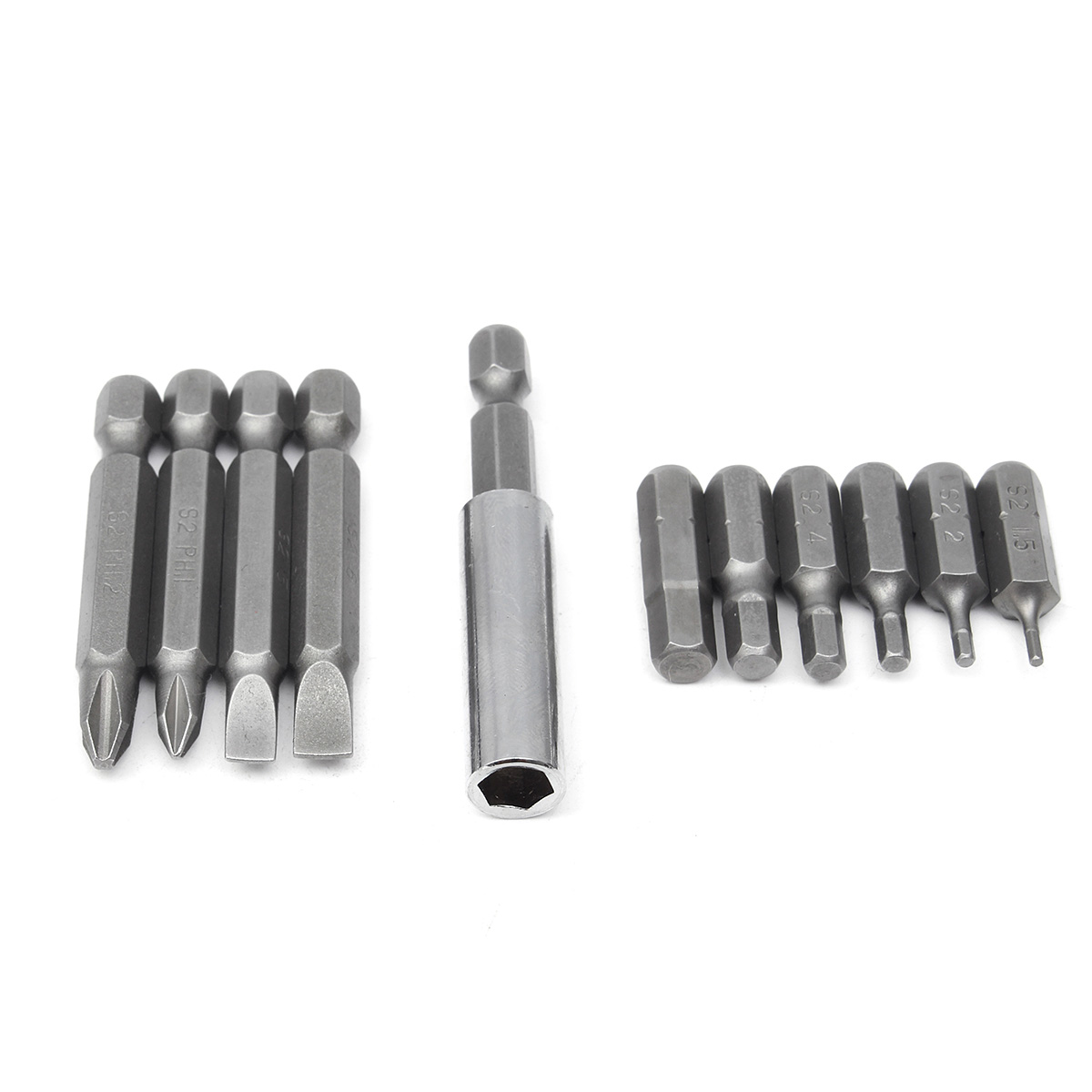 PENGGOOG-0634-11Pcs-Magnetic-Screwdriver-Bits-Slotted-Phillips-Torx-S2-Alloy-Steel-H6-Electric-Screw-1147177