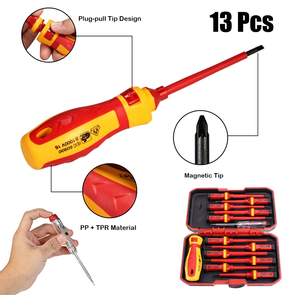 Raitool-13Pcs-1000V-Electronic-Insulated-Screwdriver-Set-Phillips-Slotted-Torx-CR-V-Screwdriver-Repa-1423100