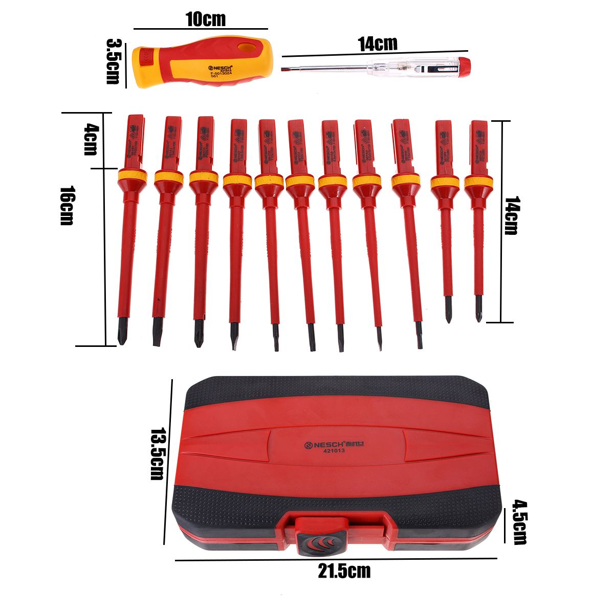 Raitool-13Pcs-1000V-Electronic-Insulated-Screwdriver-Set-Phillips-Slotted-Torx-CR-V-Screwdriver-Repa-1423100