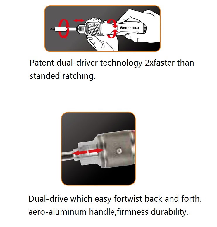SHEFFIFLD-27-in-1-Magnectic-Multi-used-Ratchet-Screwdriver-Tool-Hardware-Repair-Household-Auto-Screw-1557828
