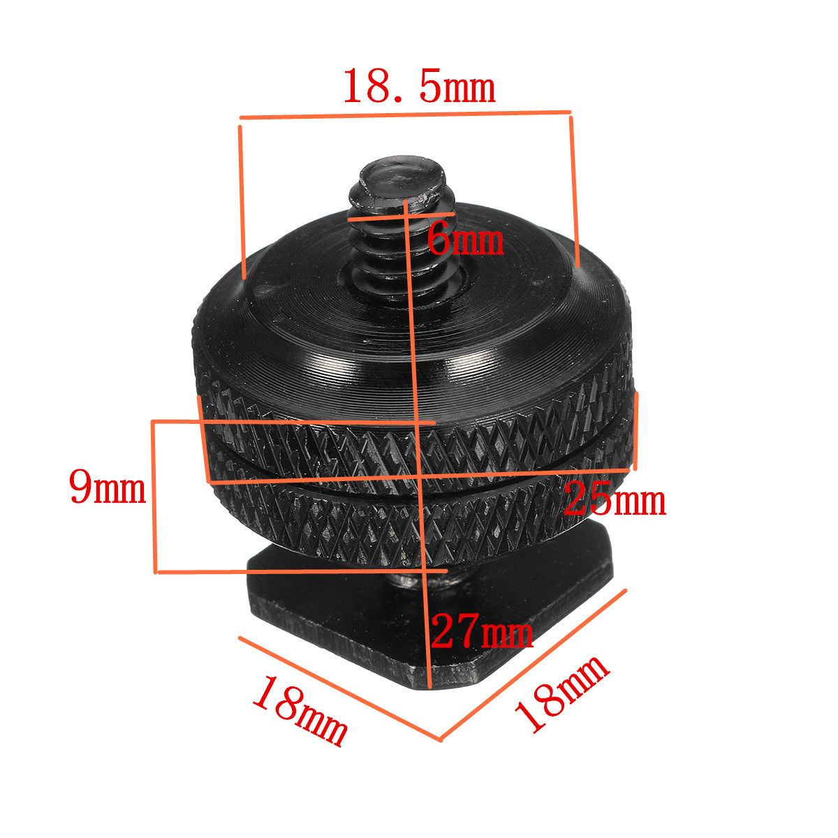 Dual-Nuts-Metal-Tripod-Mount-Screw-to-Flash-Camera-Light-Stand-Hot-Shoe-Adapter-1132915