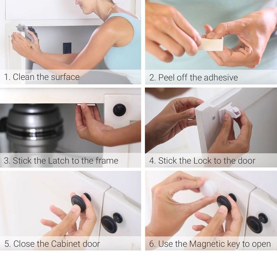 10pcs-Lock2-Key-Magnetic-Child-Lock-Baby-Safety-Baby-Protection-Cabinet-Door-Lock-Kids-Drawer-Locker-1408856