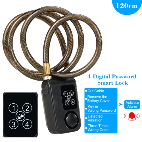 4-Digital-Password-120cm-Black-Wire-Rope-Smart-Lock-Anti-Theft-Alarm-Keyless-Lock-1201157