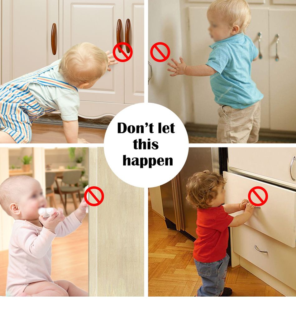 4pcs-Lock1-Key-Magnetic-Child-Lock-Baby-Safety-Baby-Protection-Cabinet-Door-Lock-Kids-Drawer-Locker--1411722