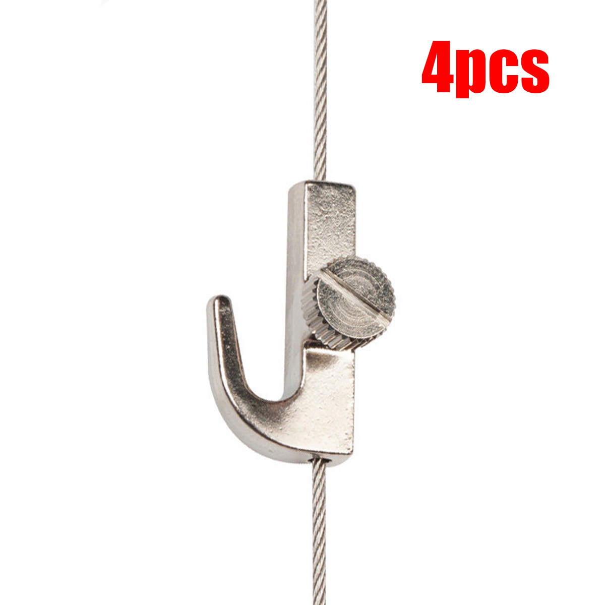 4pcs-Picture-Hanging-System-Hangers-Adjustable-Hooks-for-15-2mm-CABLE-1267430