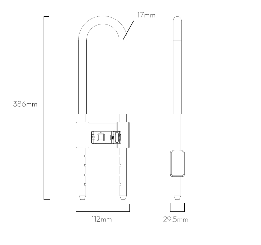 ANYTEK-L12-U-Shaped-Door-Lock-Smart-Lock-Smart-Fingerprint-Bluetooth-U-Shaped-Glass-Door-Lock-for-Bi-1587227