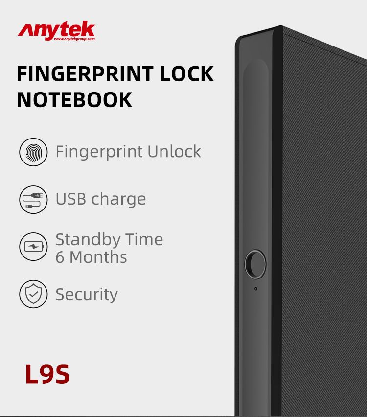 ANYTEK-L9S-fingerprint-lock-Business-Meeting-Notebook-Usb-Charge-Ultra-long-Standby-Time-Lock-Easy-O-1544647