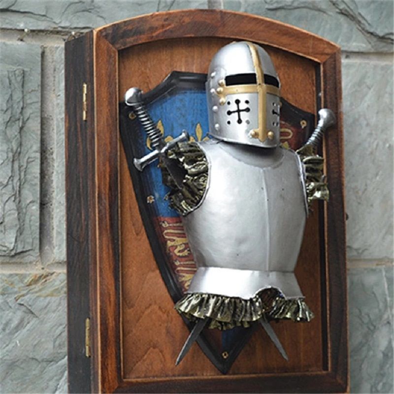 BH100-Creative-Retro-Vintage-Knight-Wall-mounted-Key-Card-Lock-Box-Storage-Box-Home-decoration-Safe--1752176