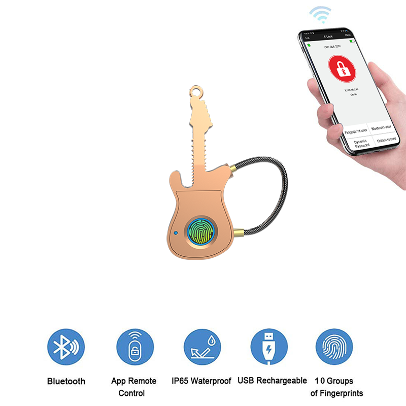 Fingerprint-Lock-Semiconductor-Smart-Bluetooth-Padlock-Fingerprint-Keyless-Guitar-Shape-Lock-for-War-1627640