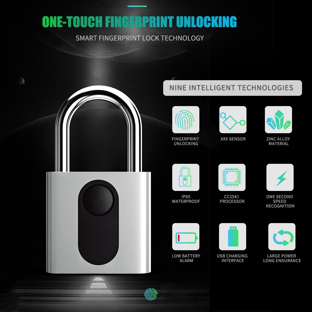 GS40F-Smart-Fingerprint-Padlock-USB-Rechargeable-IP65-Waterproof-Anti-Theft-Security-Padlock-Luggage-1623800