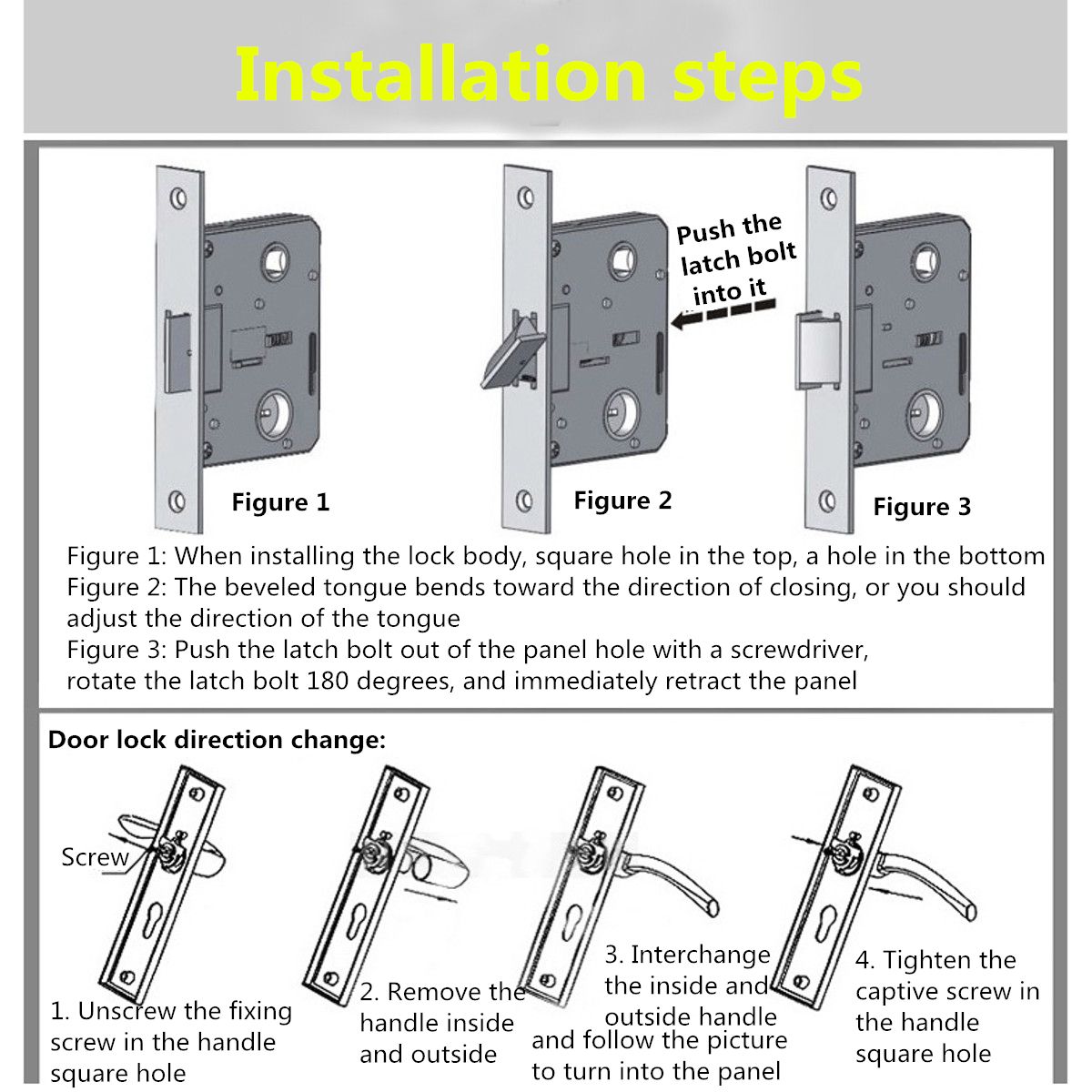Mechanical-Interior-Door-Handle-Cylinder-Lock-Lever-Latch-Home-Security-Set-1258900