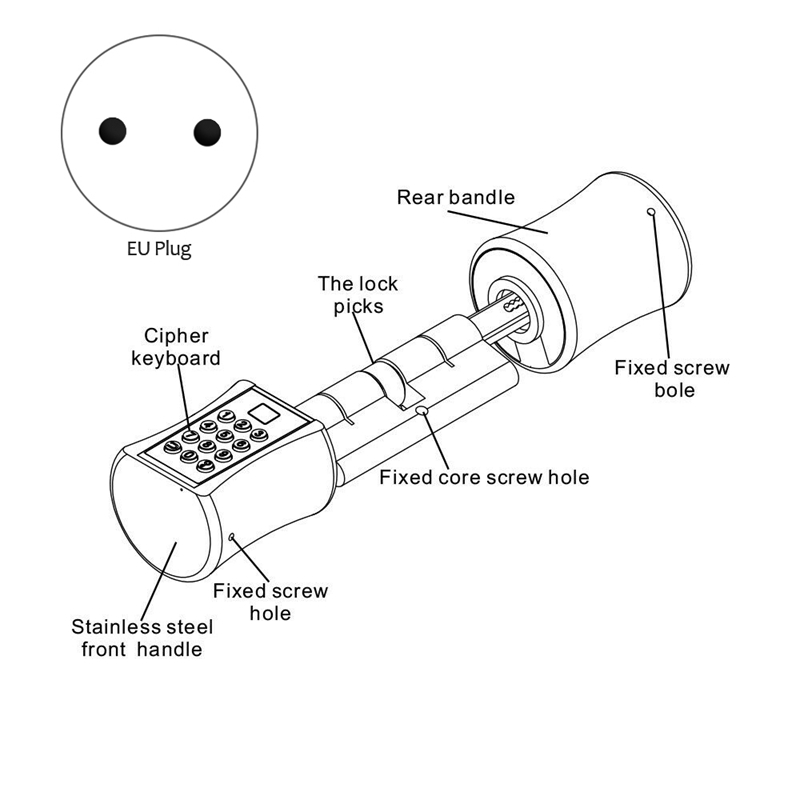 Smart-Cylinder-Lock-EU-Plug-Electronic-Door-Lock-Fingerprint-Password-Key-3-In-1-Voice-Prompt-for-Ho-1695193