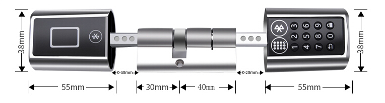 Smart-Cylinder-Lock-EU-Plug-Electronic-Door-Lock-Fingerprint-Password-Key-3-In-1-Voice-Prompt-for-Ho-1695193