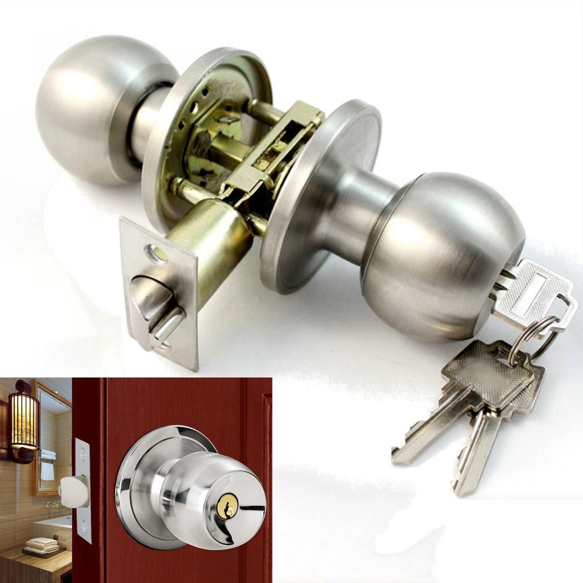 Stainless-Steel-Bathroom-Round-Door-Knobs-Set-Handle-Entrance-Lock-With-Key-1029755