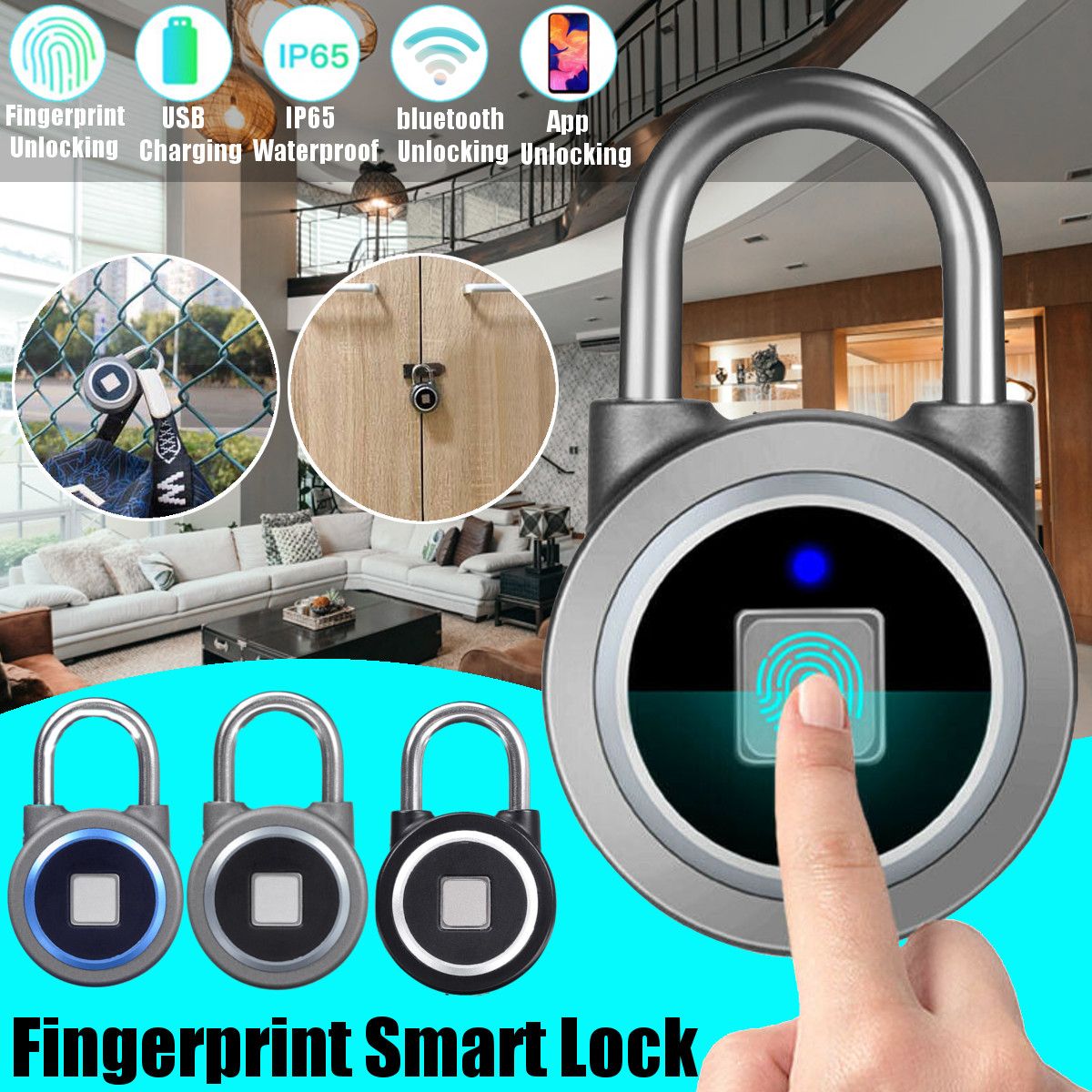 Waterproof-Keyless-Portable-Bluetooth-Smart-Fingerprint-Lock-Padlock-Anti-Theft-APP-Control-Door-Cab-1588832