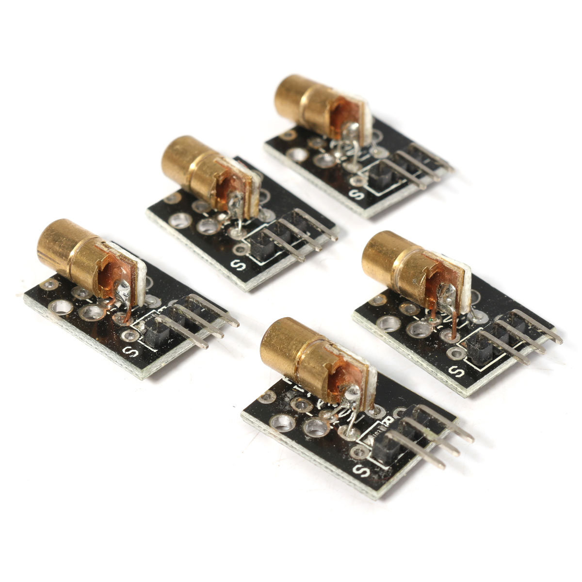 5Pcs-KY-008-5V-3pin-650nm-Transmitter-Dot-Diode-Copper-Head-Red-Laser-Module-AVR-PIC-DIY-1384615