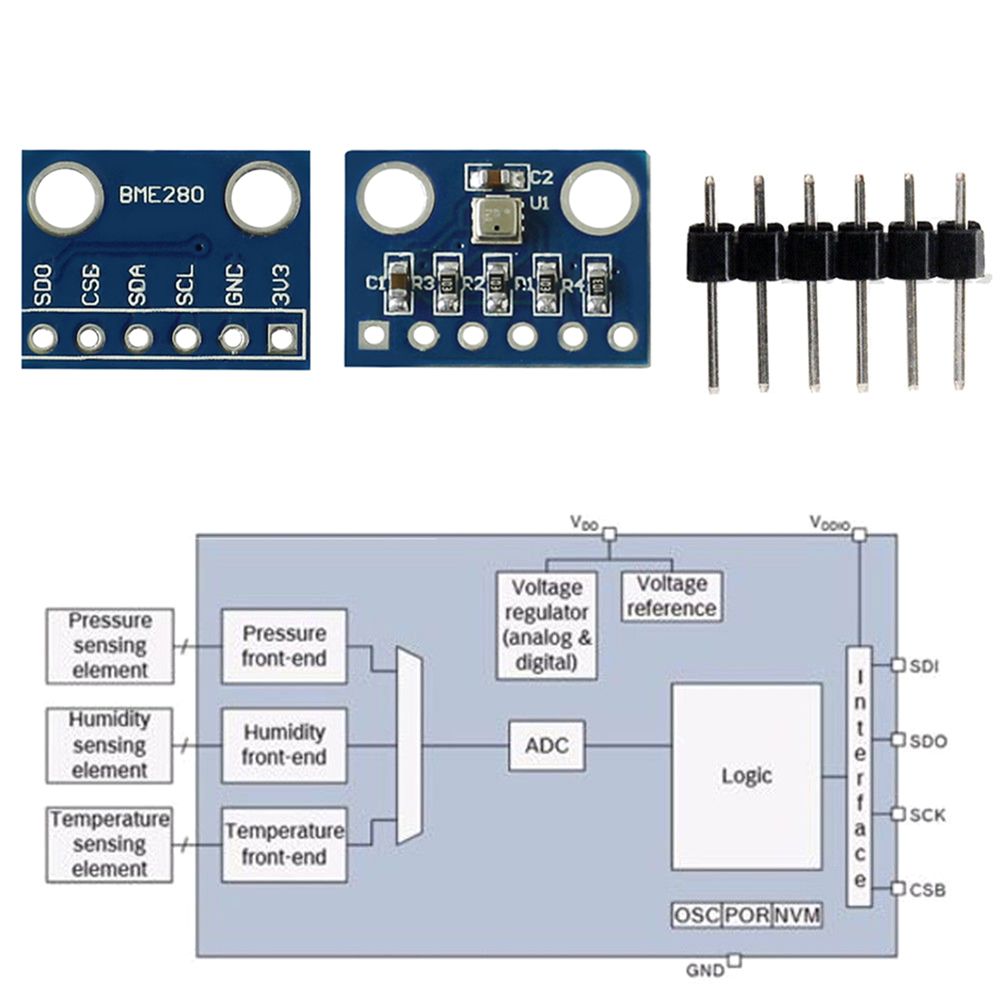 5pcs-BME280-Digital-Sensor-Temperature-Humidity-Atmospheric-Pressure-Sensor-Module-1430737
