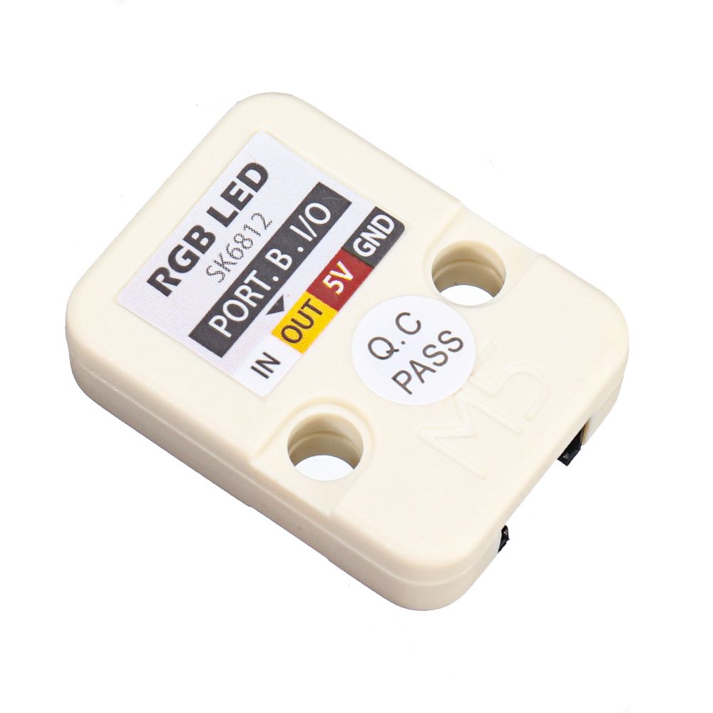 5pcs-RGB-LED-Module-Board-for-M5GO-Kit-STEM-DIY-Traffic-Light-Compatible-M5-Core-M5Stackreg-for-Ardu-1542662