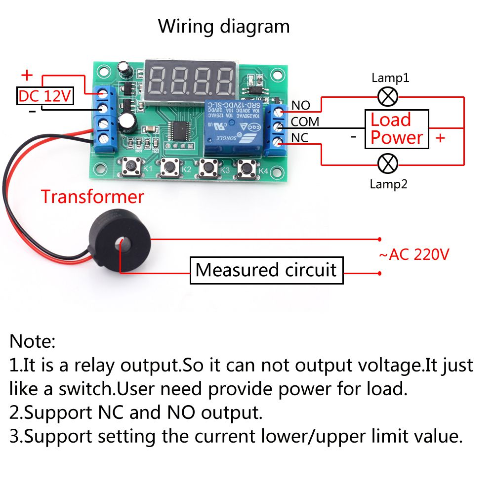 AC-220V-5A-Current-Detection-Module-Current-Transformer-Protection-Board-Current-Transformer-Sensor--1623617