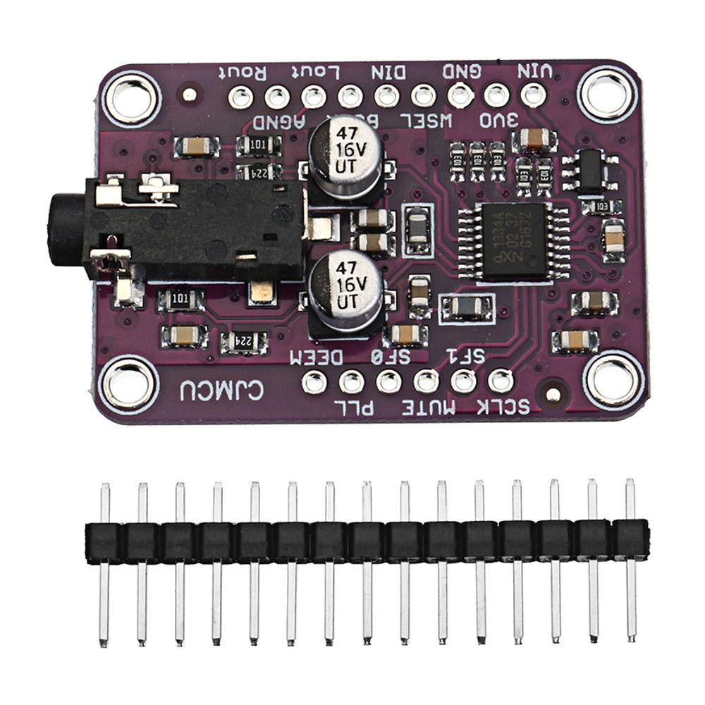 CJMCU-1334-UDA1334A-I2S-Audio-Stereo-Decoder-Module-Board-33V---5V-CJMCU-for-Arduino---products-that-1296295