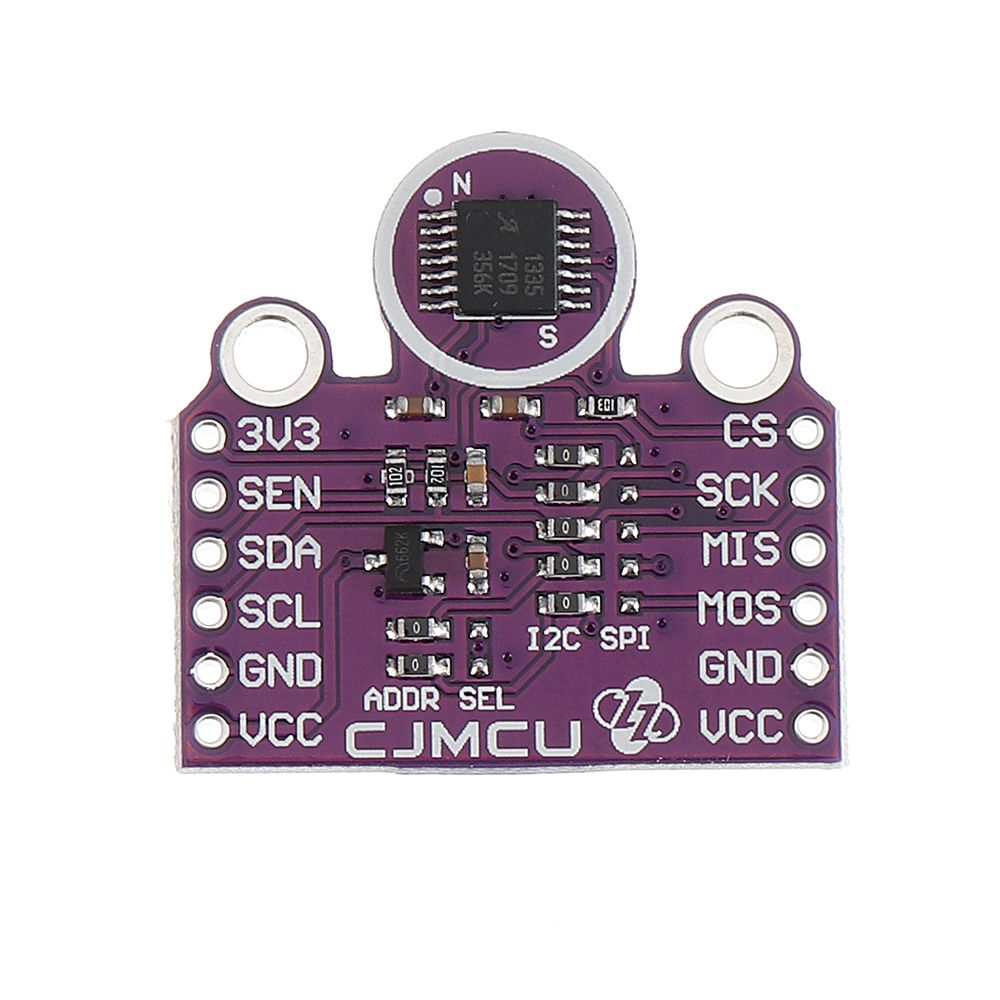 CJMCU-1335-Hall-Effect-360deg-Non-Contact-X-Y-Plane-Angle-Sensor-Module-33V5V-I2C-SPI-1316187