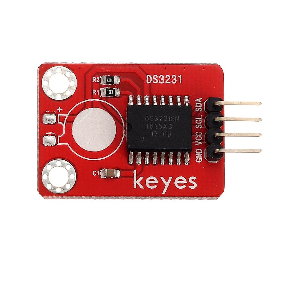 Keyes-Brick-3231-Clock-Module-pad-hole-with-Pin-Header-Board-IIC-Interface-1722842