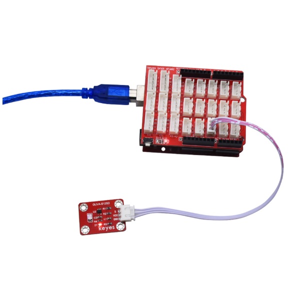 Keyes-Brick-GUVA-S12SD-3528-Ultraviolet-SensorPad-hole-Anti-reverse-Plug-White-Terminal-1722848