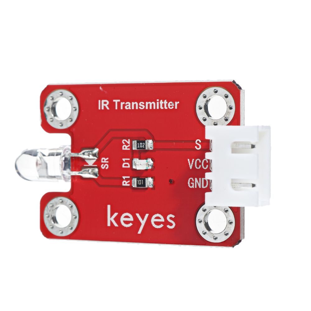 Keyes-Brick-Infrared-Emission-SensorPad-hole-Anti-reverse-Plug-White-Terminal-Digital-Signal-1733384