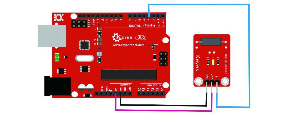 Keyes-Brick-Tilt-Module-SensorPad-hole-with-Pin-Header-Digital-Signal-1699989