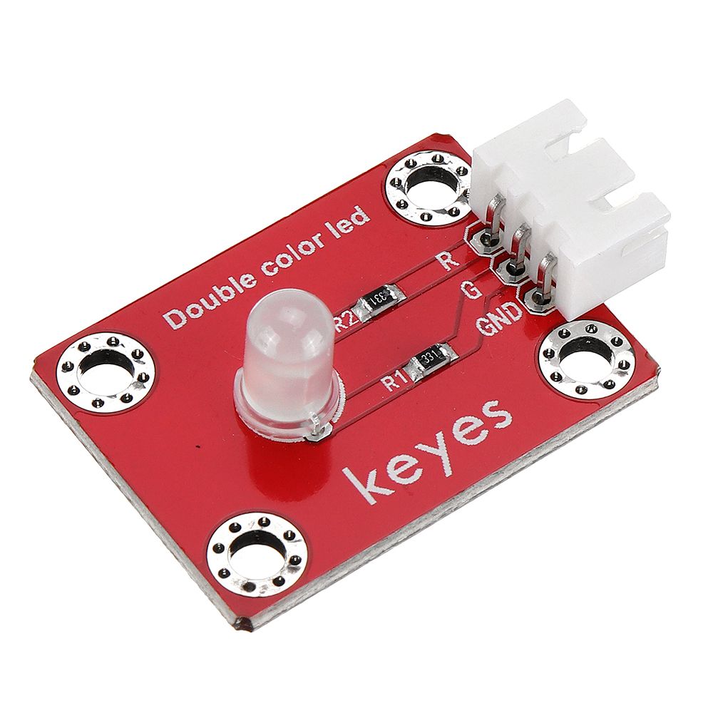 Keyes-Brick-Two-Color-LED-Module-pad-hole-Anti-reverse-Plug-White-Terminal-1729181