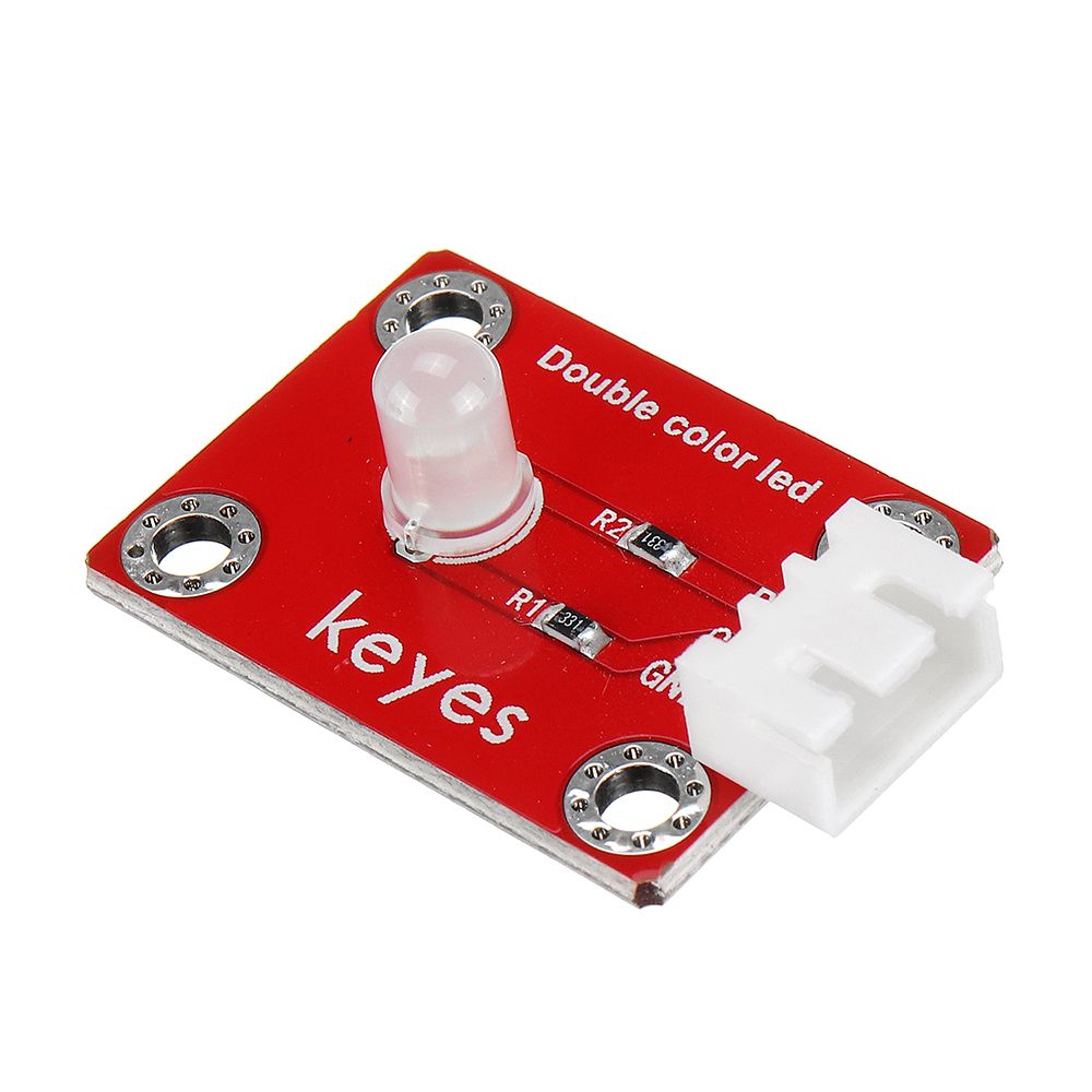 Keyes-Brick-Two-Color-LED-Module-pad-hole-Anti-reverse-Plug-White-Terminal-1729181