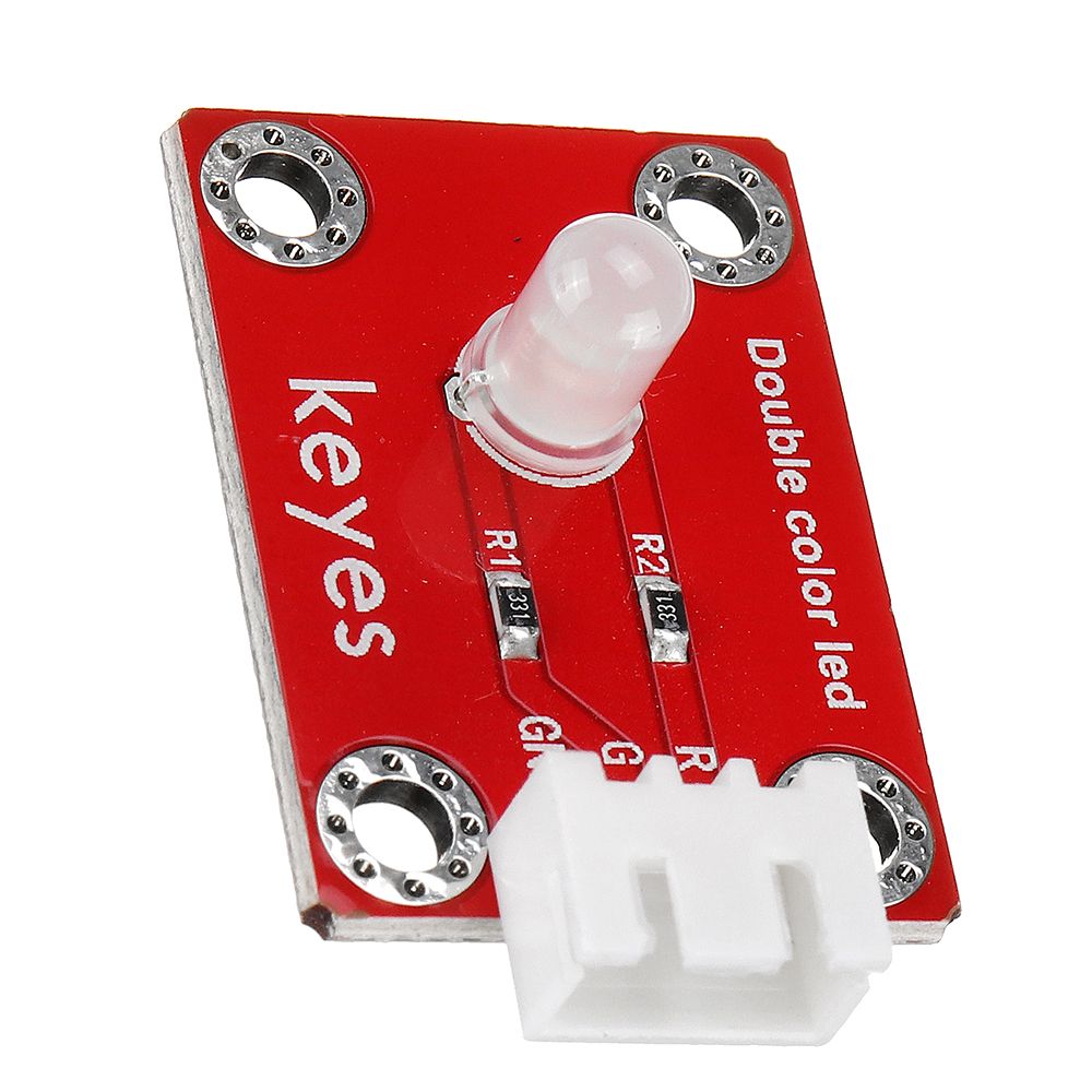 Keyes-Brick-Two-Color-LED-Module-pad-hole-Anti-reverse-Plug-White-Terminal-1729181
