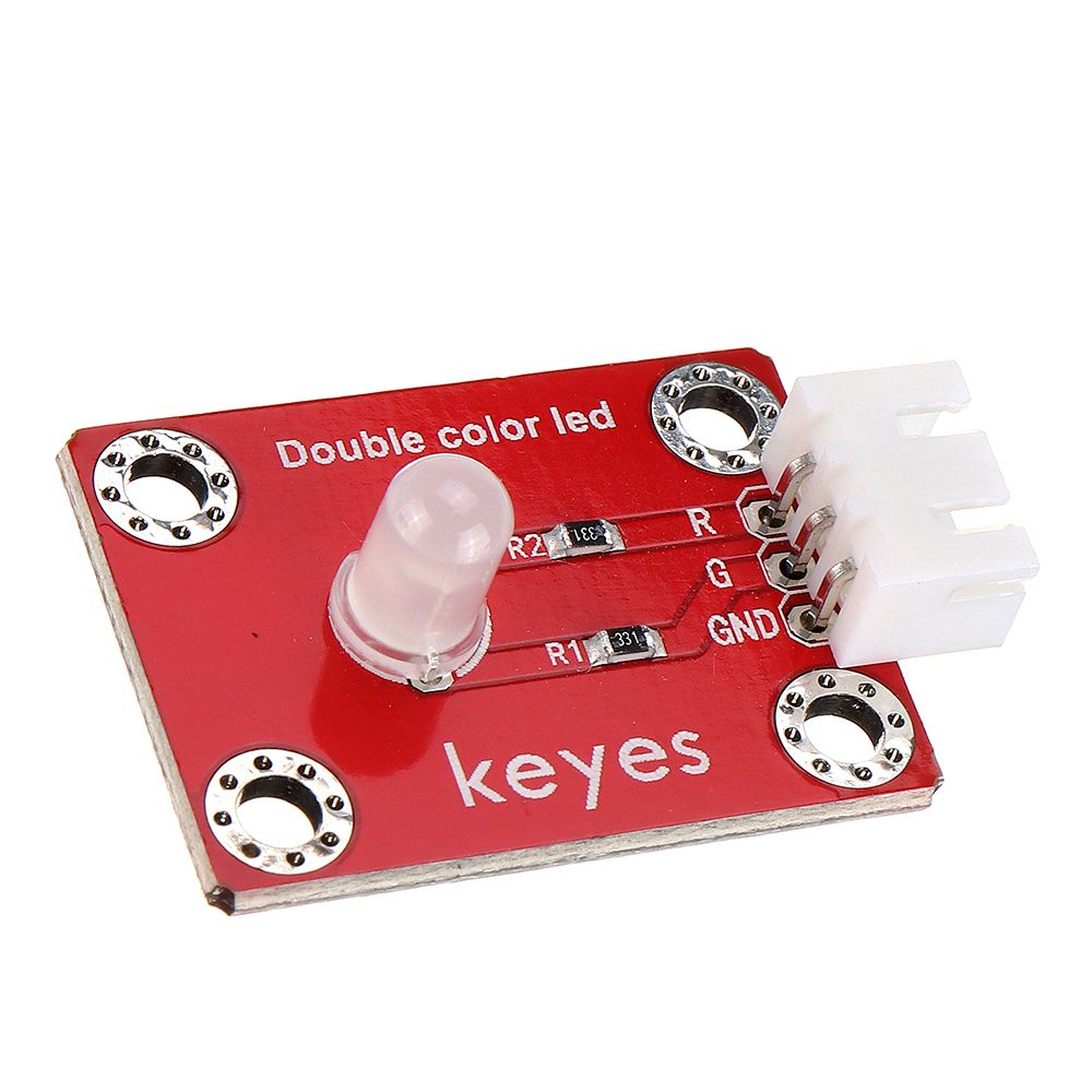 Keyes-Brick-Two-Color-LED-Module-pad-hole-Anti-reverse-Plug-White-Terminal-1729181