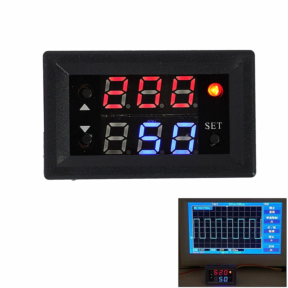 DC-4-30V-Single-Signal-Generator-PWM-Pulse-Frequency-Adjustable-Cycle-LCD-Screen-1Hz--160-kHz-5-30mA-1445793