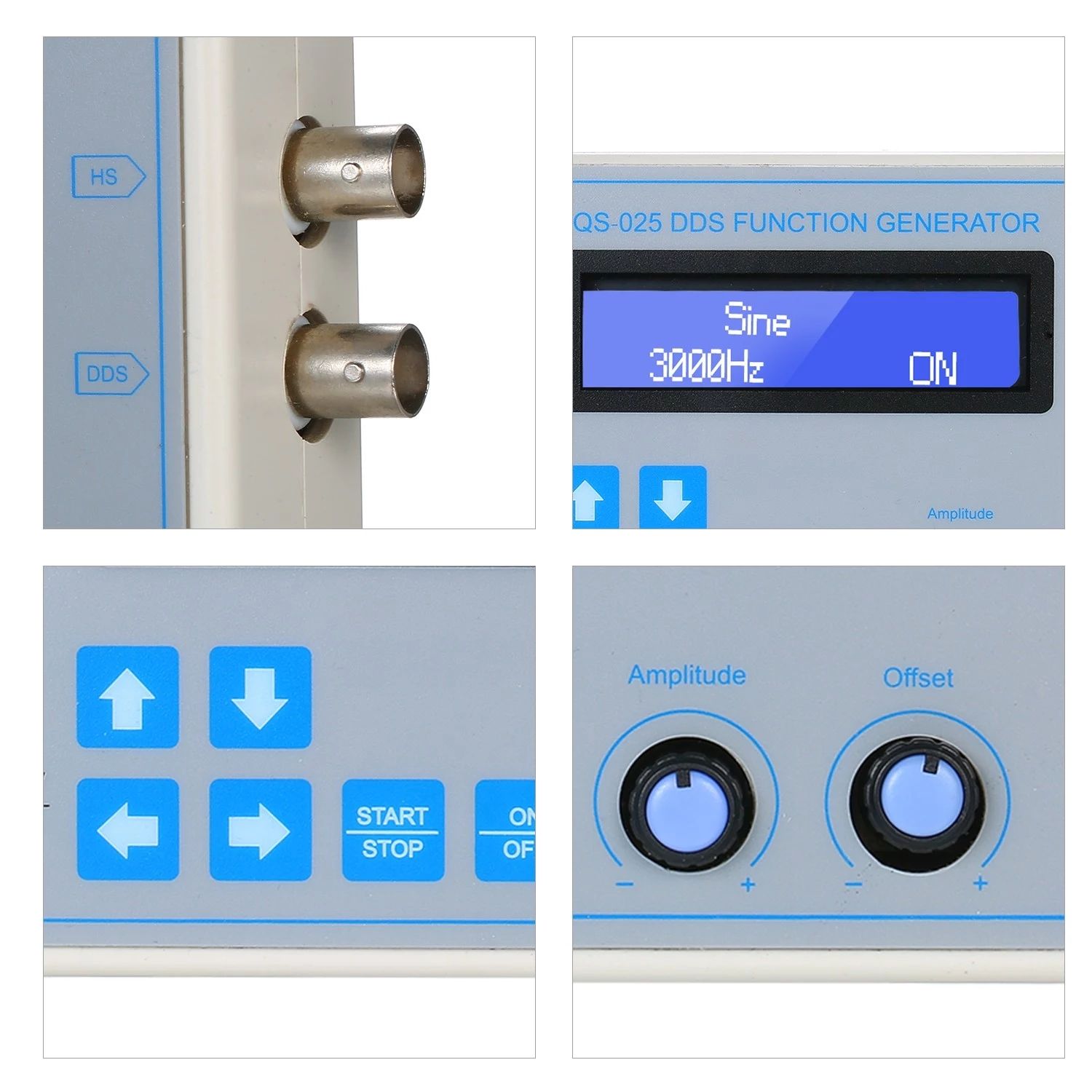 DDS-Function-Signal-Generator-Sine-Square-Triangle-Sawtooth-Wave-Low-Frequency-LCD-Display-USB-Cable-1715016