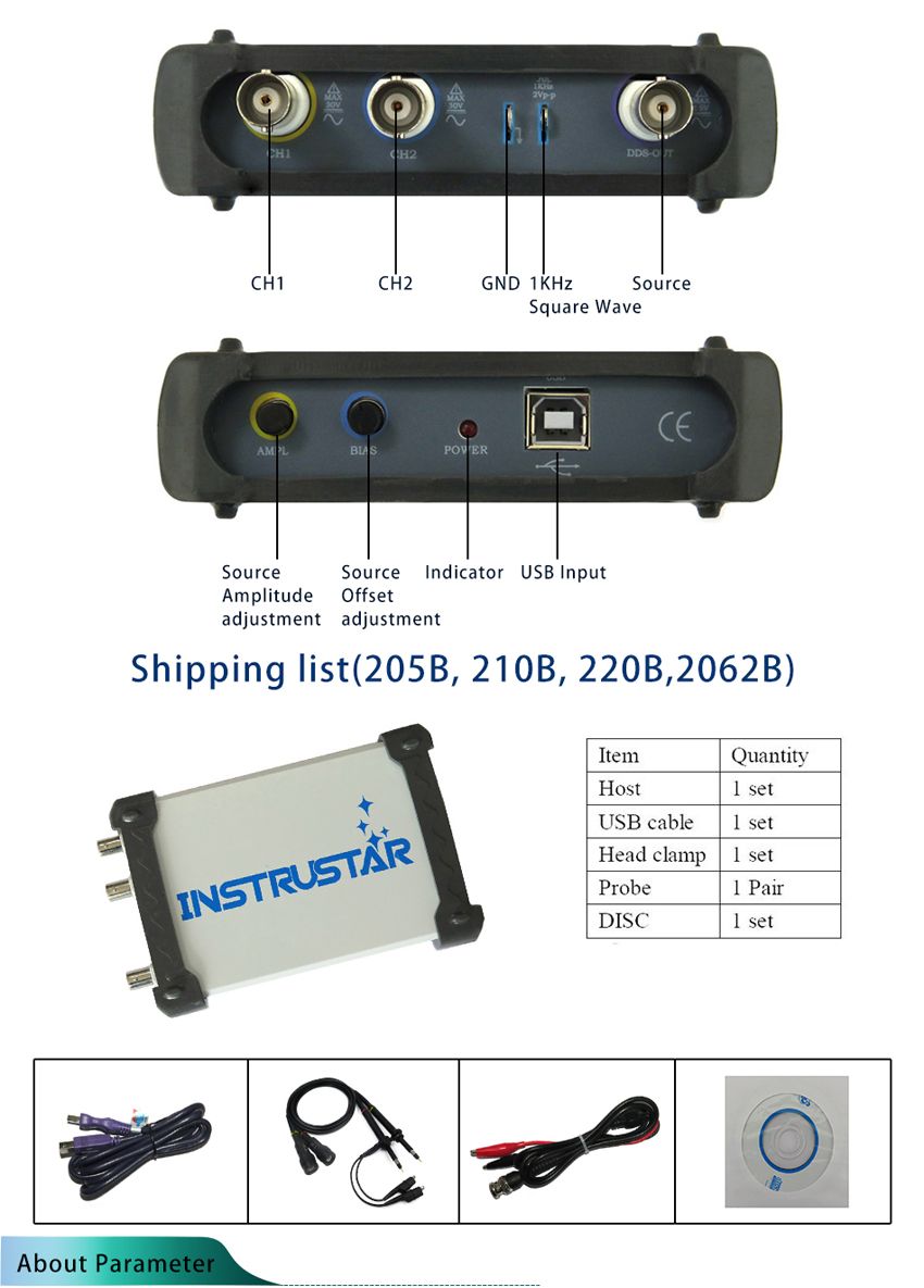 ISDS220B-Virtual-PC-USB-Oscilloscope-200M-Sample-Rate-60M-Bandwith-with-Spectrum-Analyzer--DDS-Signa-1103446