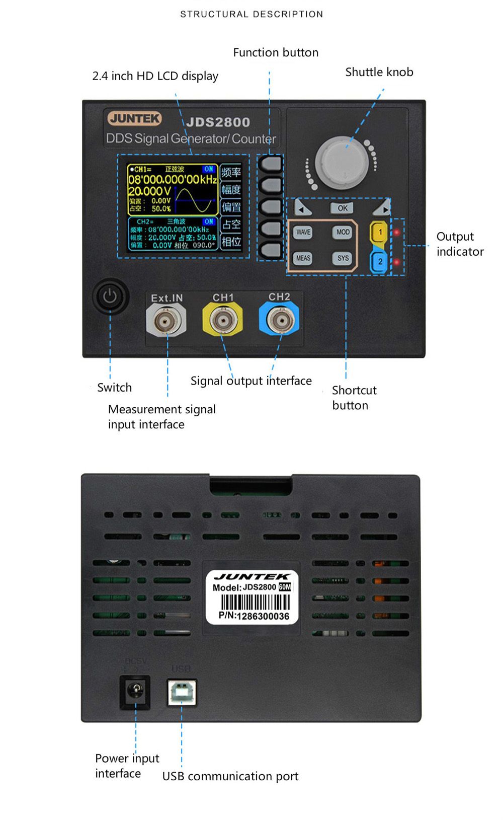 JDS2800-15MHZ-40MHZ-60MHZ-Signal-Generator-Digital-Control-Dual-channel-DDS-Function-Signal-Generato-1353873