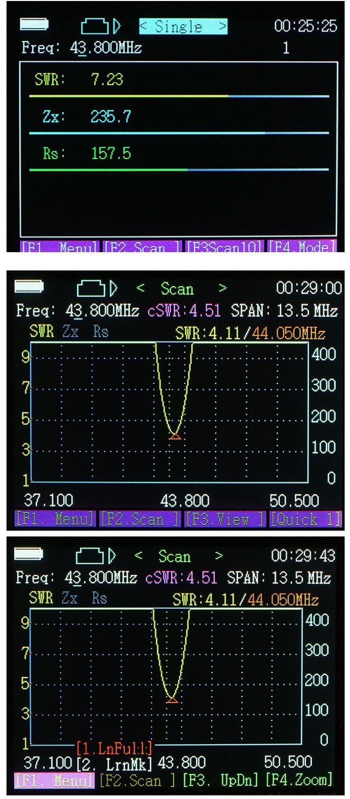 SURECOM-SA-160-05-60MHz-Colour-Graphic-Antenna-Annalyzer-SWR-Impedance-Antenna-Tester-1170136