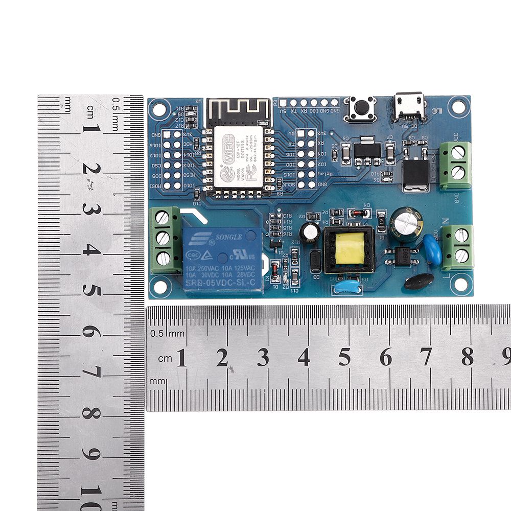 10pcs-ESP-12F-ACDC-Power-Supply-ESP8266-AC90-250VDC7-12VUSB5V-WIFI-Single-Relay-Module-Development-B-1660483