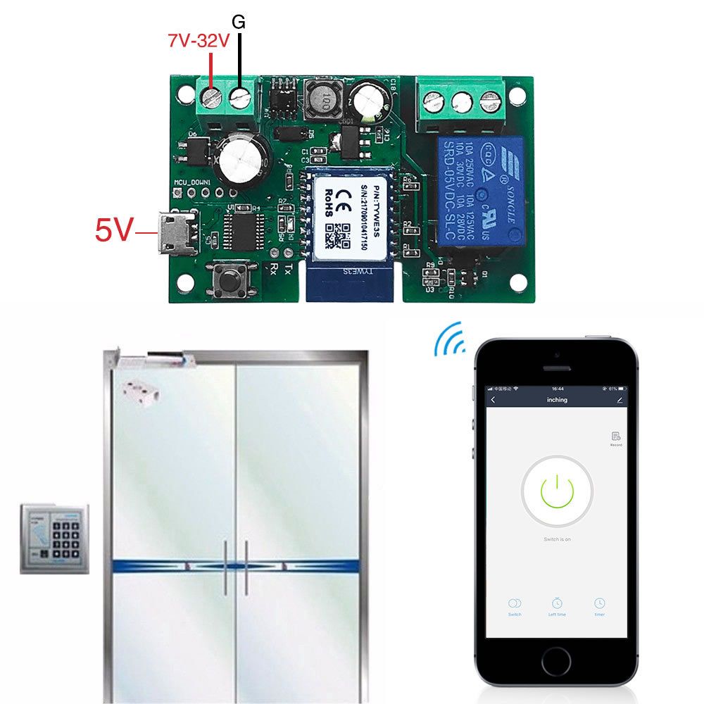 1CH-Single-Channel-Jog-Switch-WiFi-Relay-Wireless-Remote-Control-Module-Timing-Intelligent-Remote-1527021