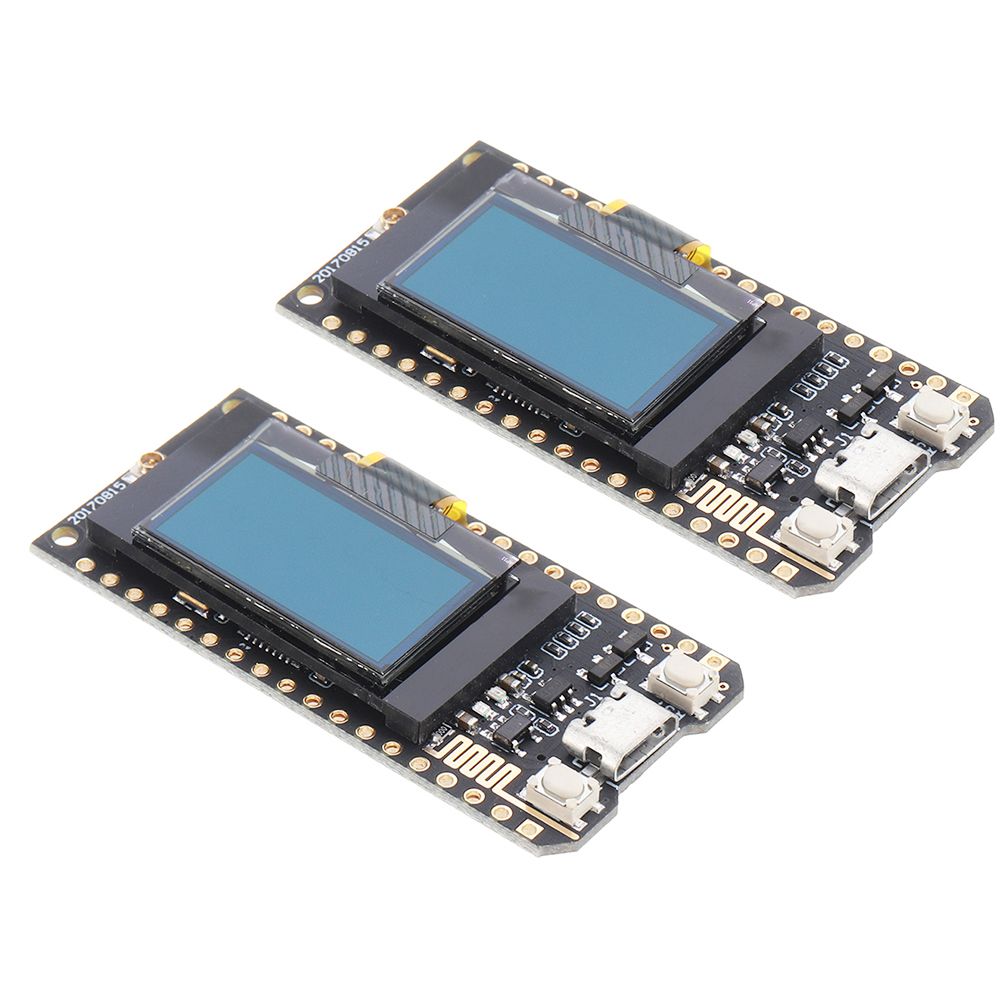 2Pcs-LILYGO-TTGO-LORA-SX1278-ESP32-096-OLED-Display-Module-16-Mt-Bytes-128-Mt-bit-433Mhz-1270420