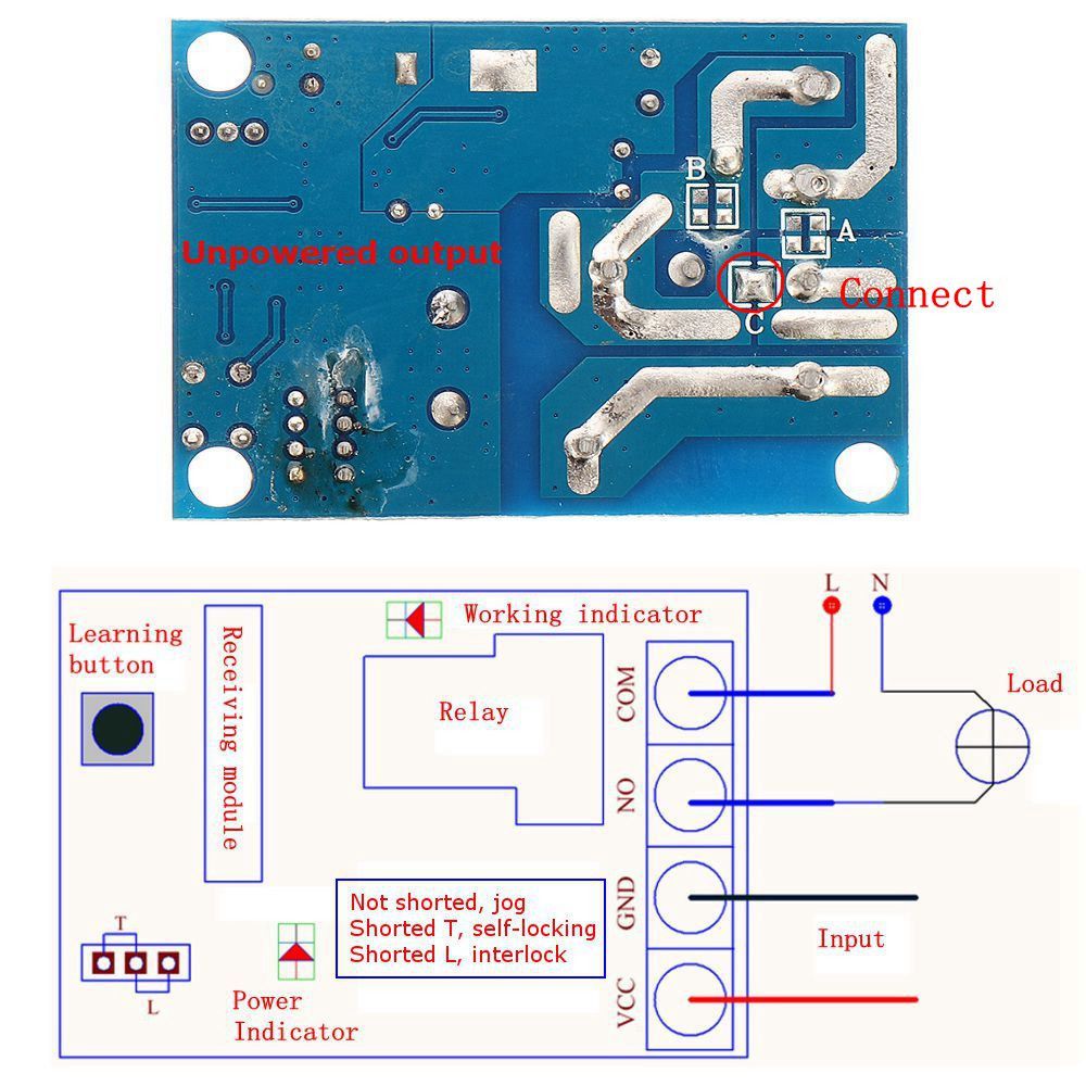 433MHz-12V-1CH-1-Channel-Wireless-Remote-Control-Switch-12V-48V-Controller-Interlock-Learning-Code-T-1350881