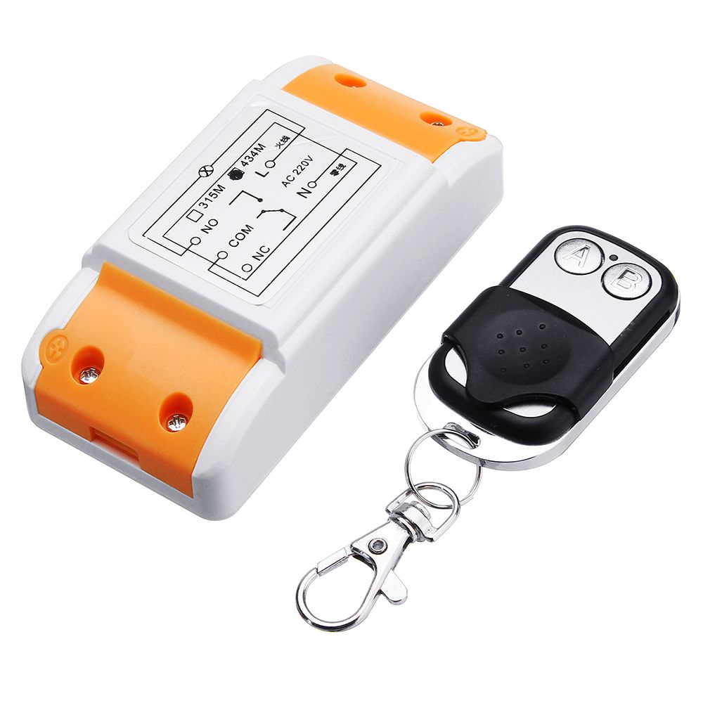 433MHz-AC-220V-1CH-Channel-Wireless-Remote-Control-Switch-Module-with-Small-Metal-2-Key-Transmitter-1423718