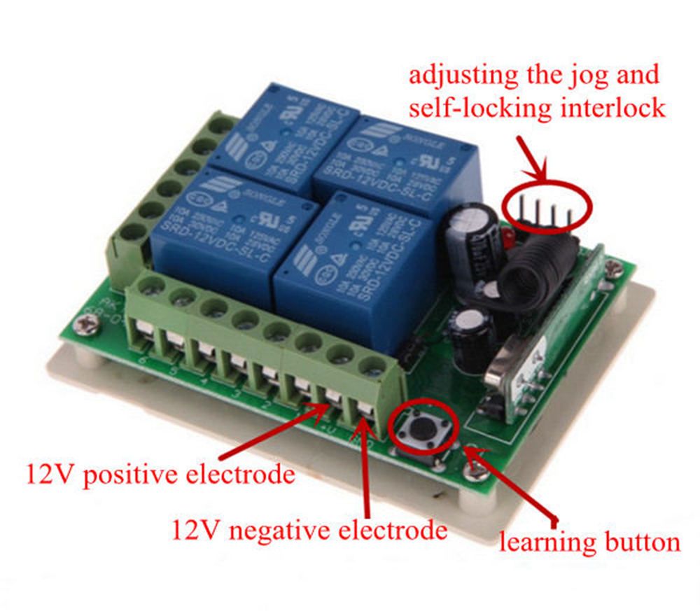 433mhz-DC-12V-Learning-Type-4CH-Channel-Wireless-Remote-Control-Switch-Four-Way-Relay-Control-Module-1337456