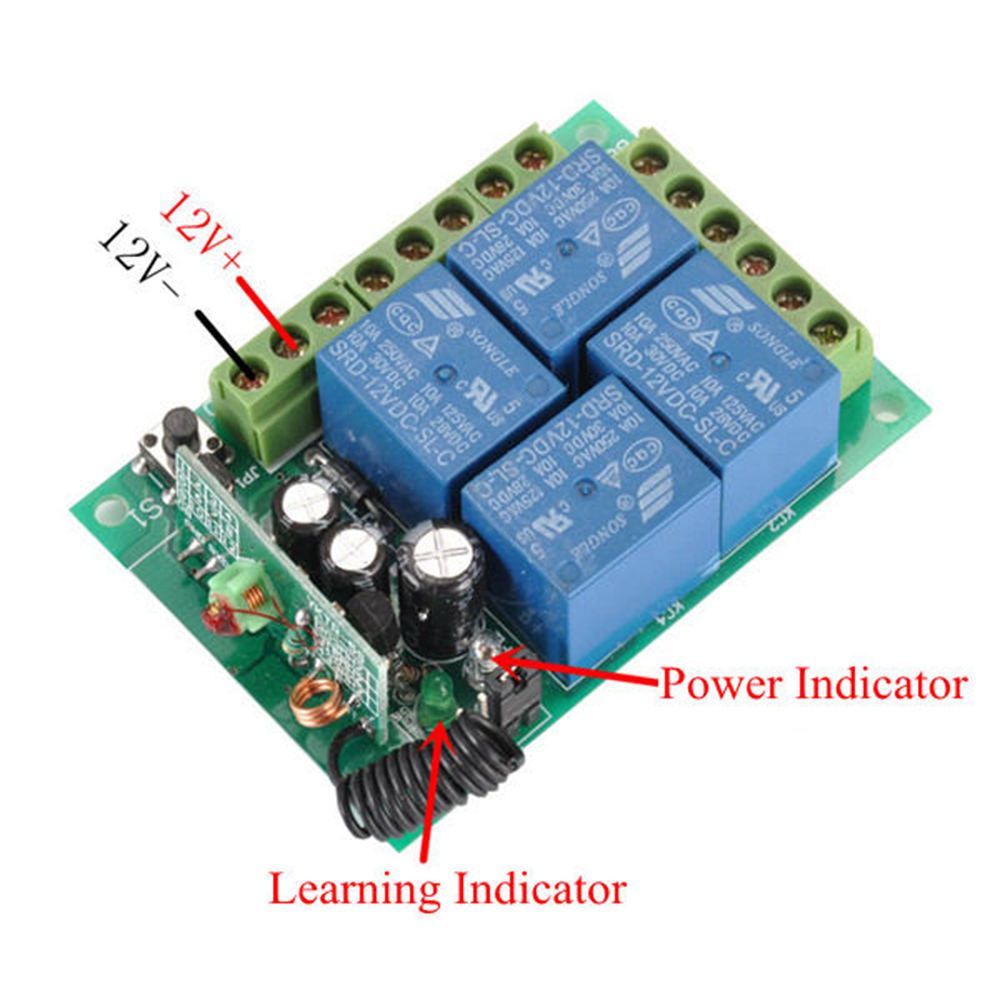 433mhz-DC-12V-Learning-Type-4CH-Channel-Wireless-Remote-Control-Switch-Four-Way-Relay-Control-Module-1337456