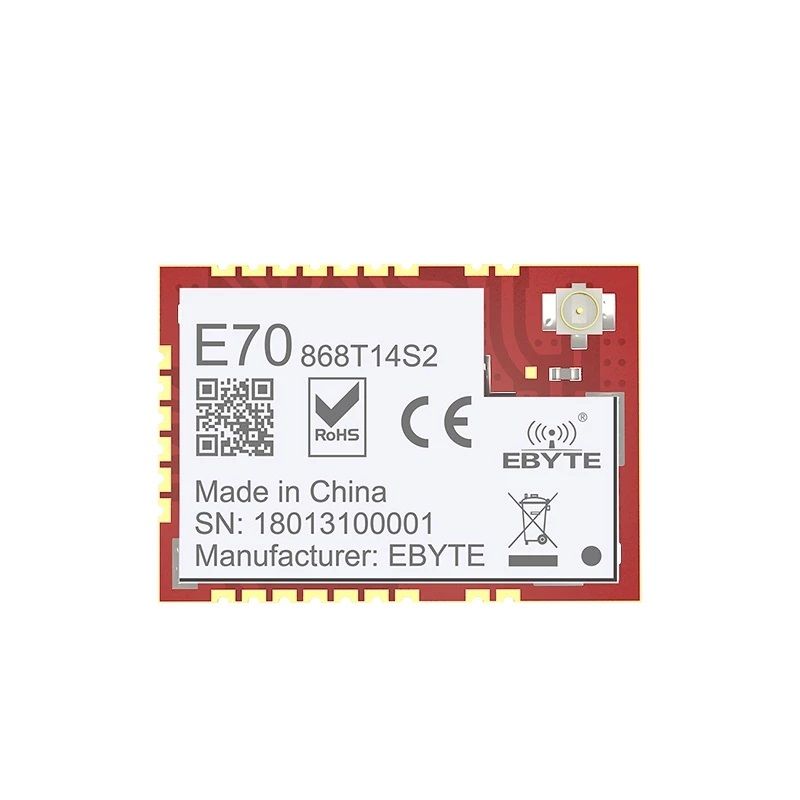 Ebytereg-E70-868T14S2-CC1310-868MHz-25mW-UART-SOC-Wireless-Receiver-Transceiver-SMD-IOT-RF-Module-1764303
